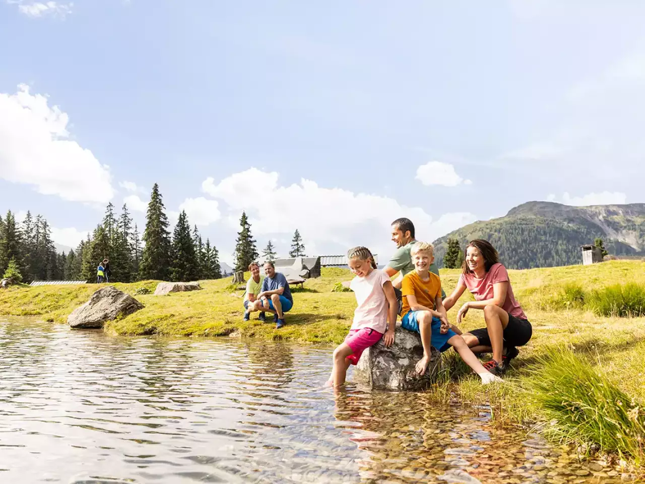 Wandern macht in Fiss der ganzen Familie Spass