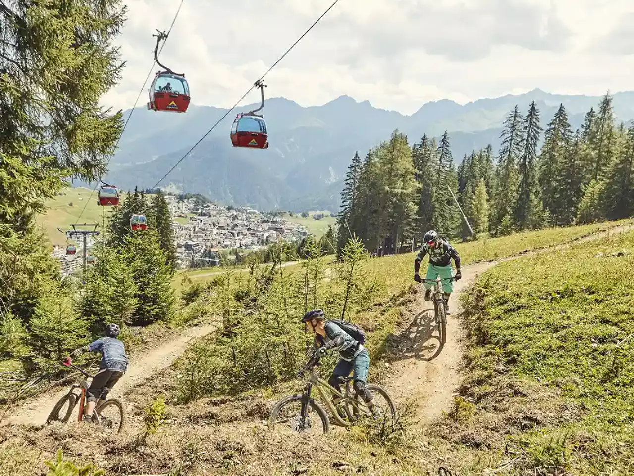 Radfahren ist in Fiss rund ums Haus am Rua ein Familienspass